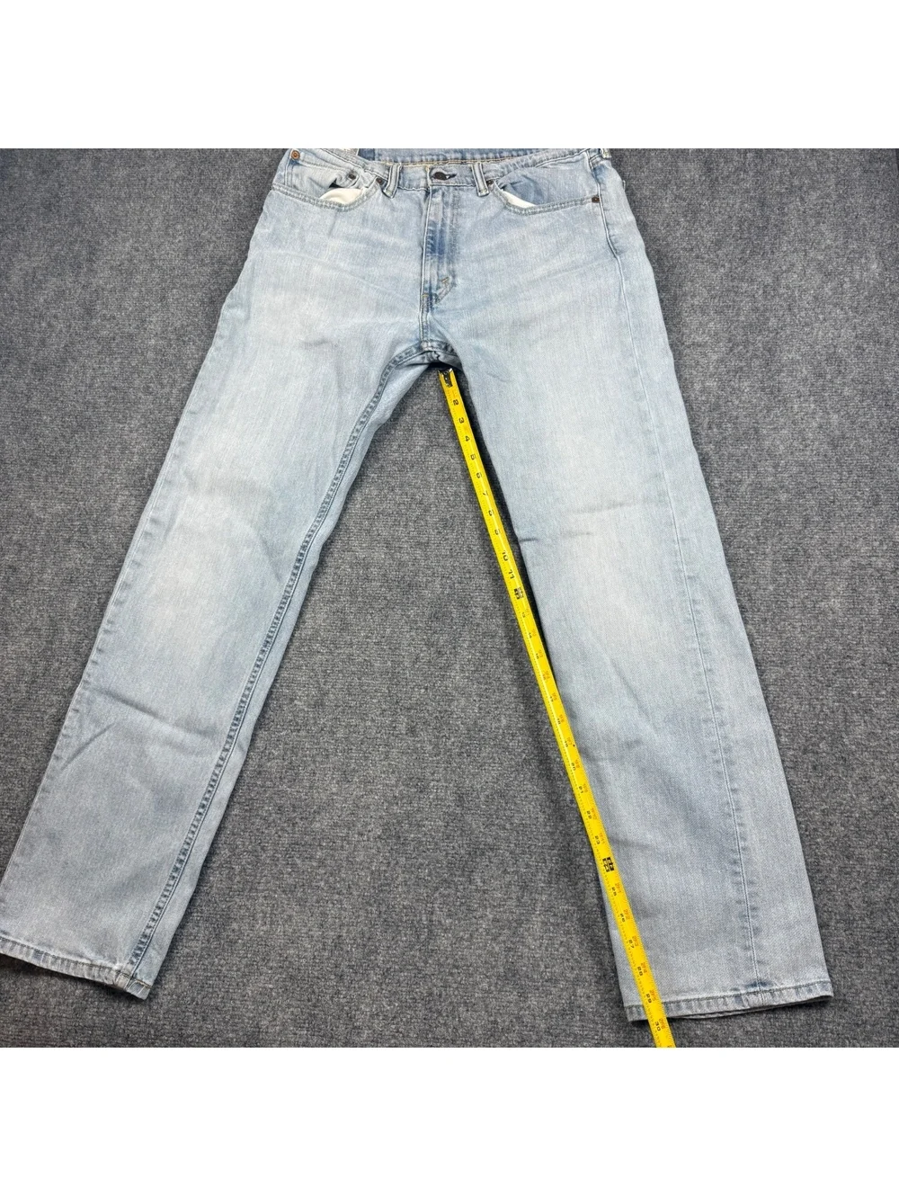 Levi's 501 Light Wash Denim Jeans W34 L34